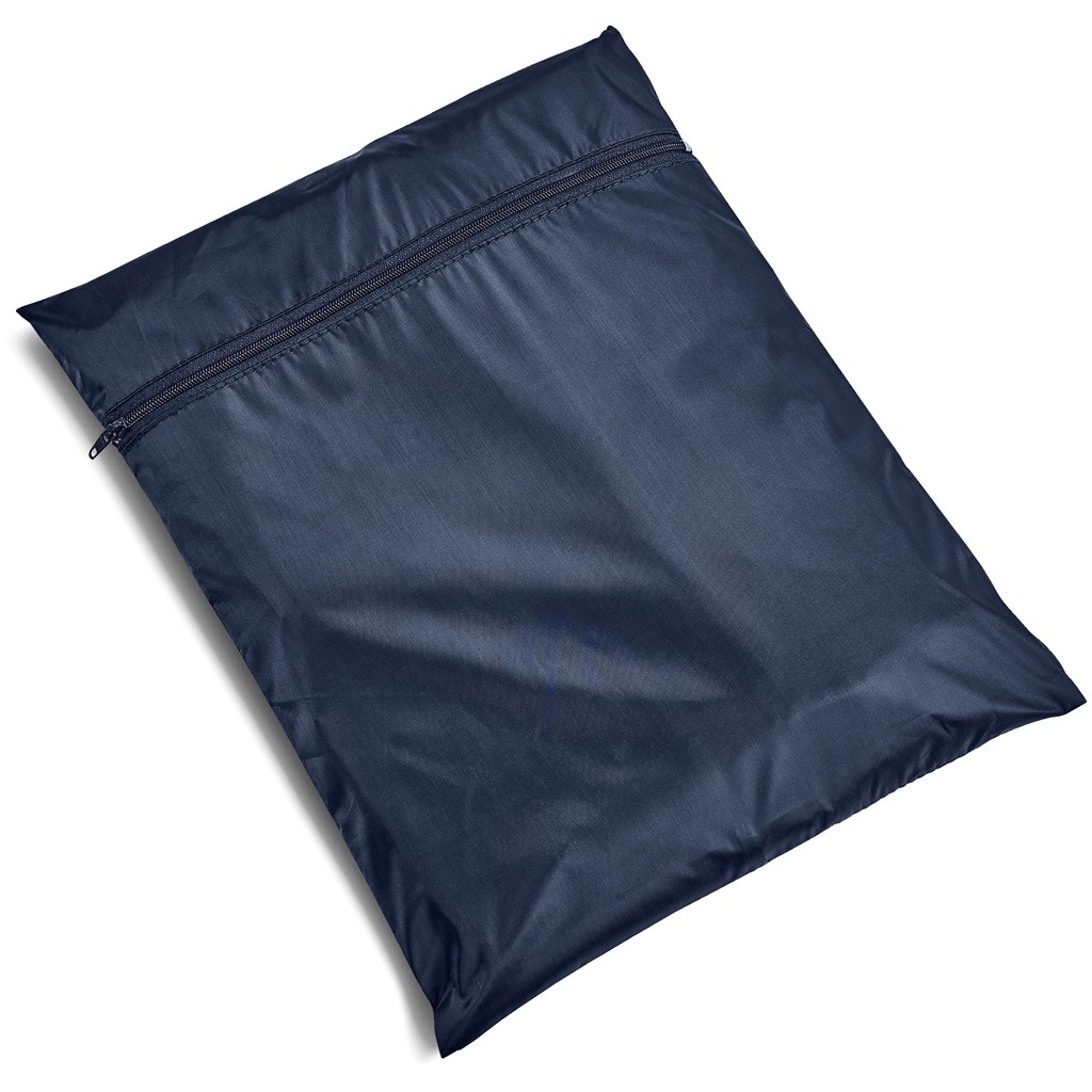 Outdoor Hi-Viz Reflective Polyester/PVC Rainsuit - Navy - Image 3