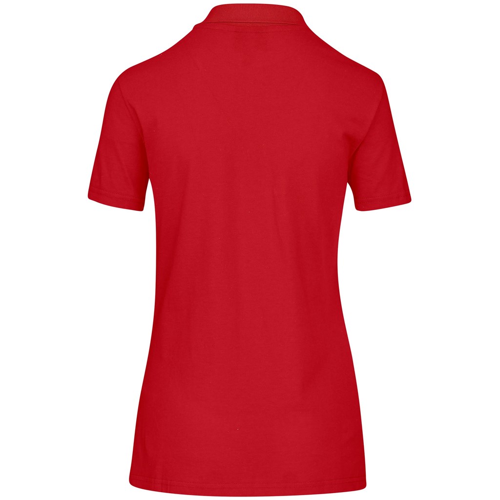 Ladies New York Golf Shirt - Red - Image 2