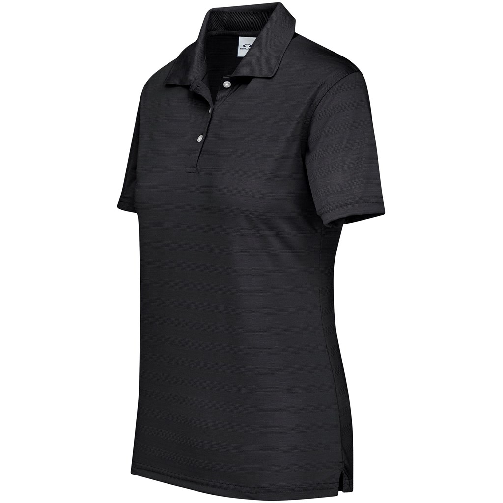Ladies Icon Golf Shirt - Black - Image 2