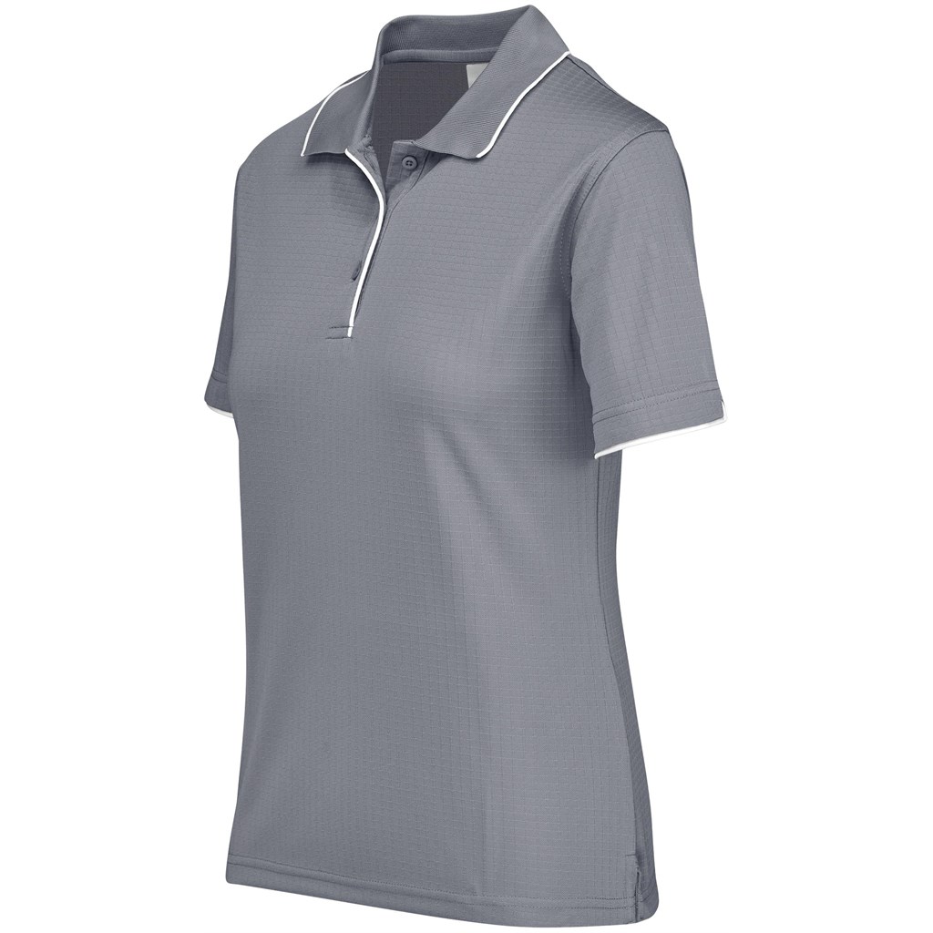 Ladies Elite Golf Shirt - Grey - Image 3