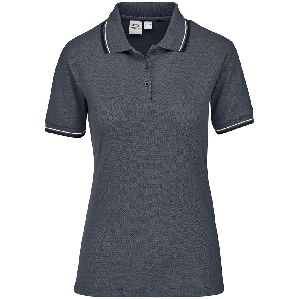 Ladies Cambridge Golf Shirt - Grey - Image 4