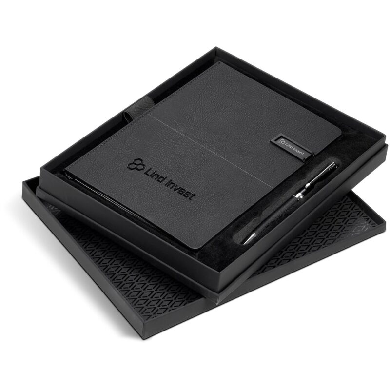 Alex Varga Corinthia Flash Drive Notebook & Pen Set - 32GB