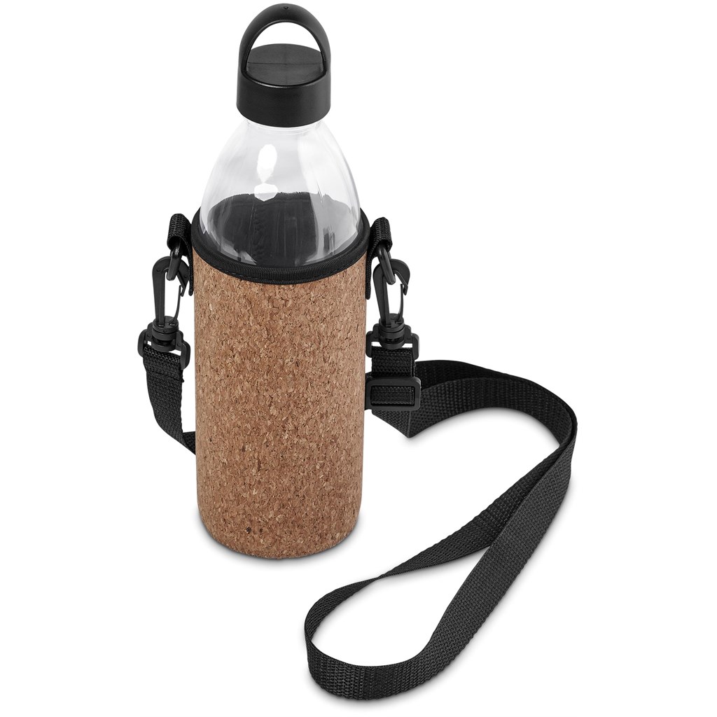 Kooshty Kork Hands-Free Glass Water Bottle – 850ml - Image 2