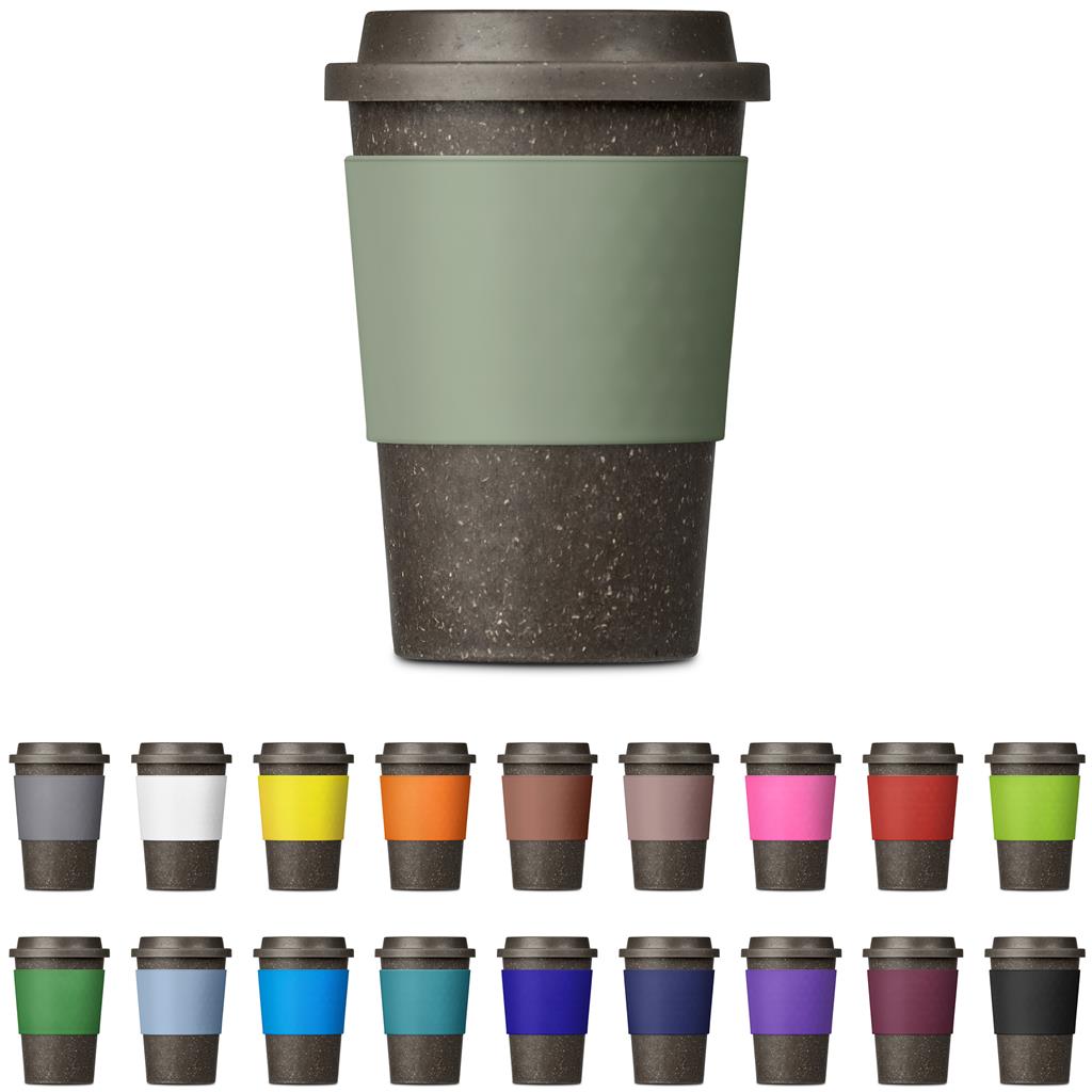 Kooshty Brown Bean Plastic Double-Wall Tumbler – 400ml - Image 2