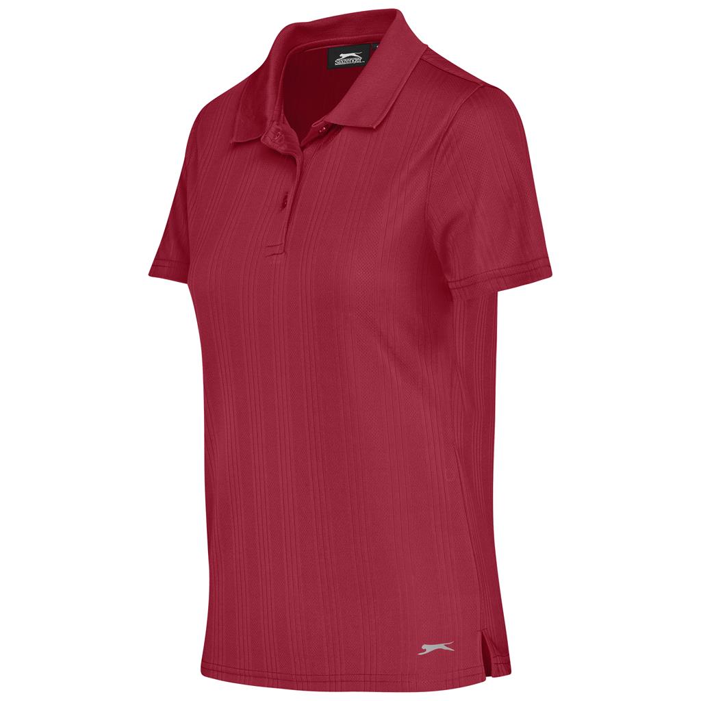 Ladies Florida Golf Shirt - Red - Image 2